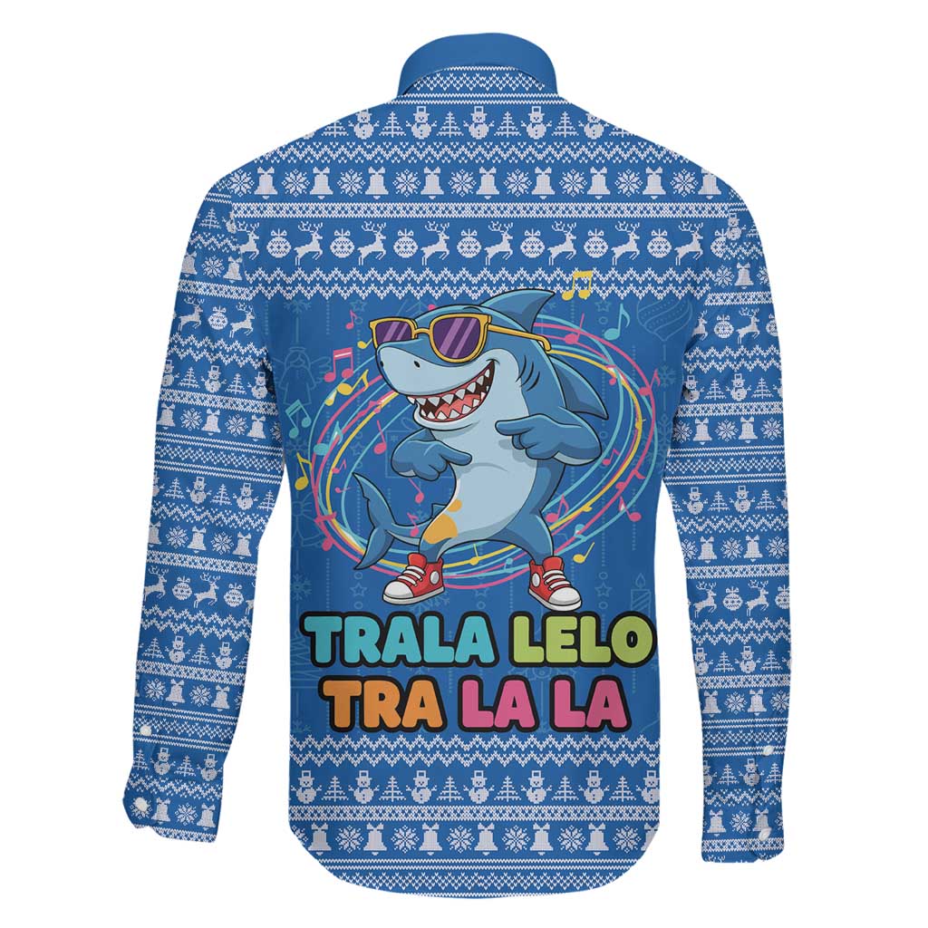 Brainrot Tralalero Tralala Shark Family Matching Mermaid Dress and Hawaiian Shirt Christmas Funny - Wonder Print Shop