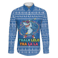 Brainrot Tralalero Tralala Shark Family Matching Puletasi and Hawaiian Shirt Christmas Funny - Wonder Print Shop