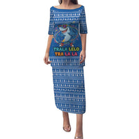 Brainrot Tralalero Tralala Shark Family Matching Puletasi and Hawaiian Shirt Christmas Funny - Wonder Print Shop