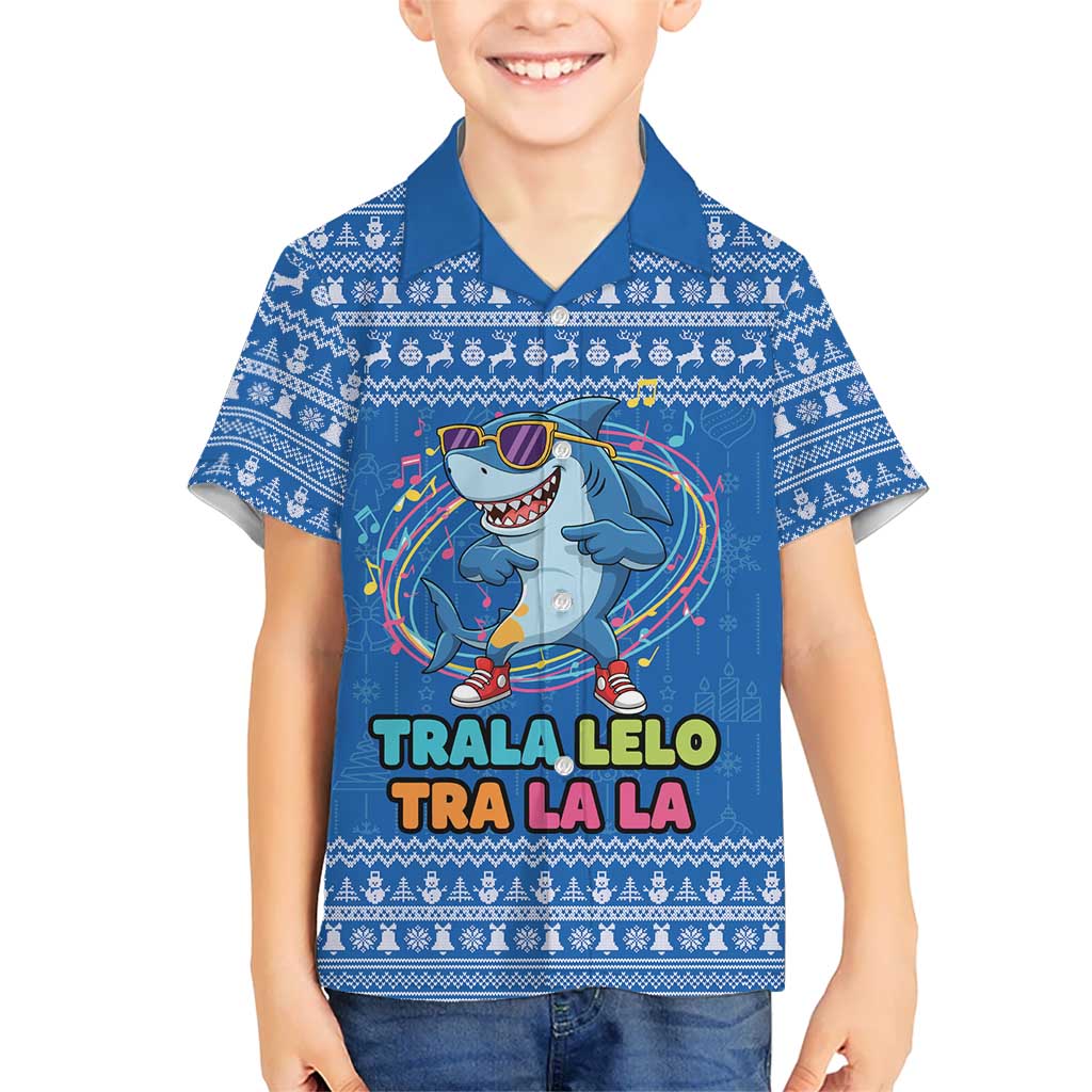 Brainrot Tralalero Tralala Shark Family Matching Tank Maxi Dress and Hawaiian Shirt Christmas Funny - Wonder Print Shop