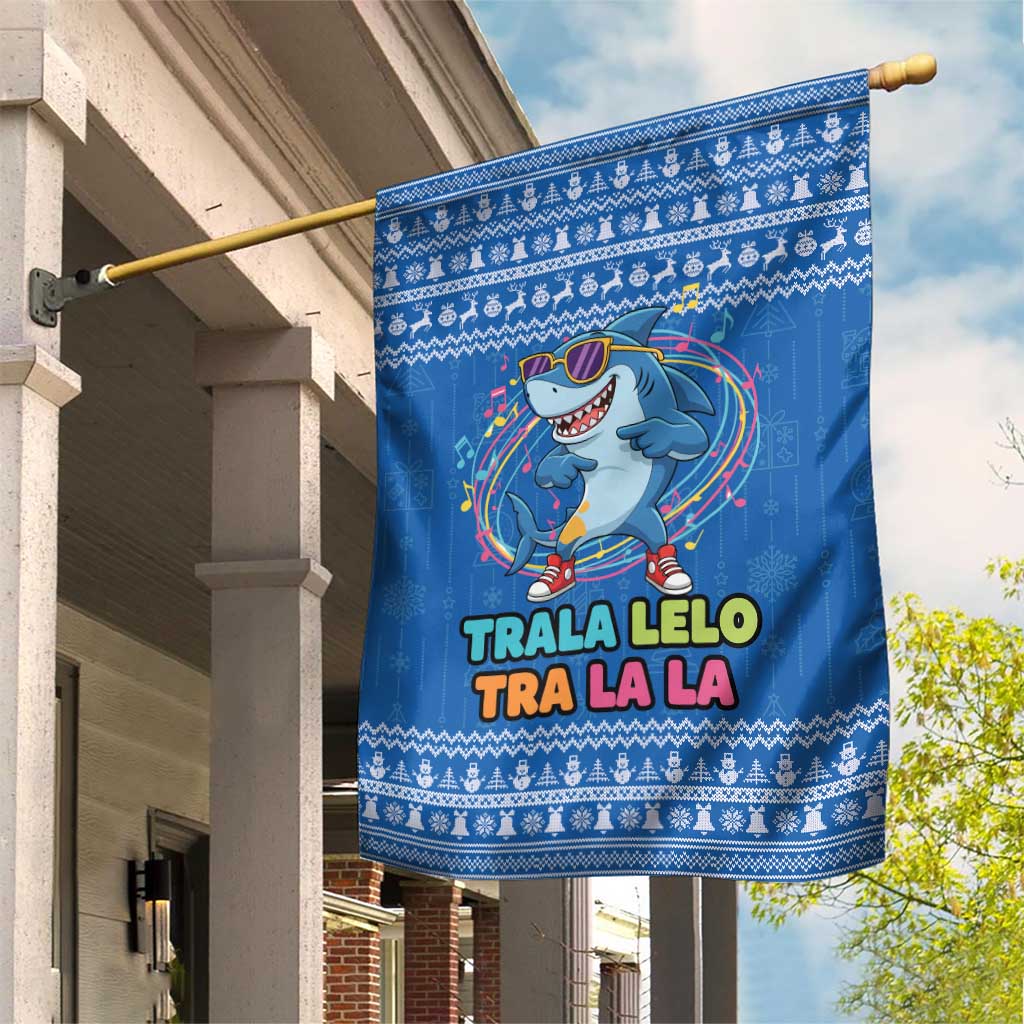 Brainrot Tralalero Tralala Shark Garden Flag Christmas Funny - Wonder Print Shop