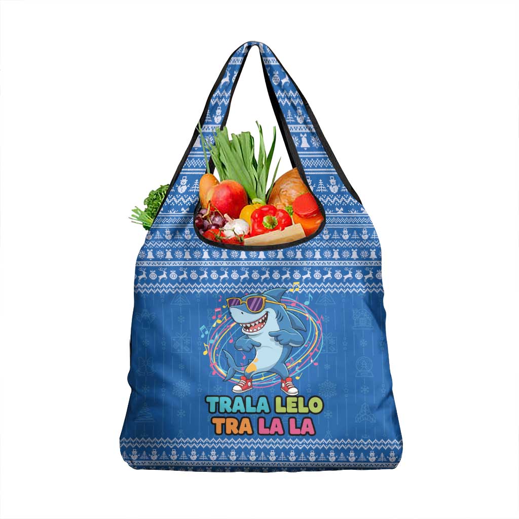 Brainrot Tralalero Tralala Shark Grocery Bag Christmas Funny - Wonder Print Shop