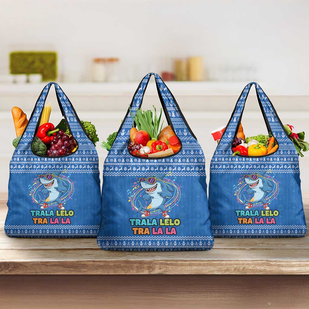 Brainrot Tralalero Tralala Shark Grocery Bag Christmas Funny - Wonder Print Shop