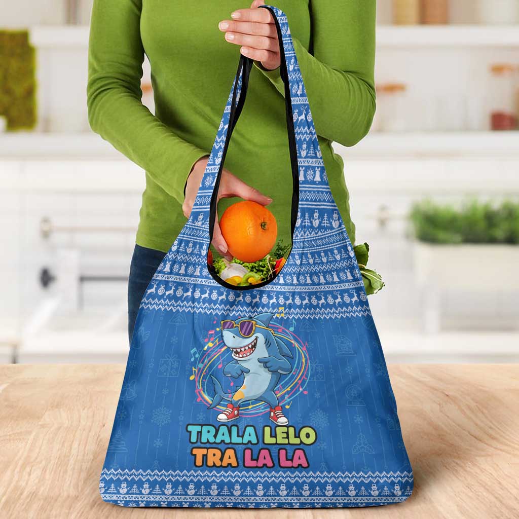 Brainrot Tralalero Tralala Shark Grocery Bag Christmas Funny - Wonder Print Shop