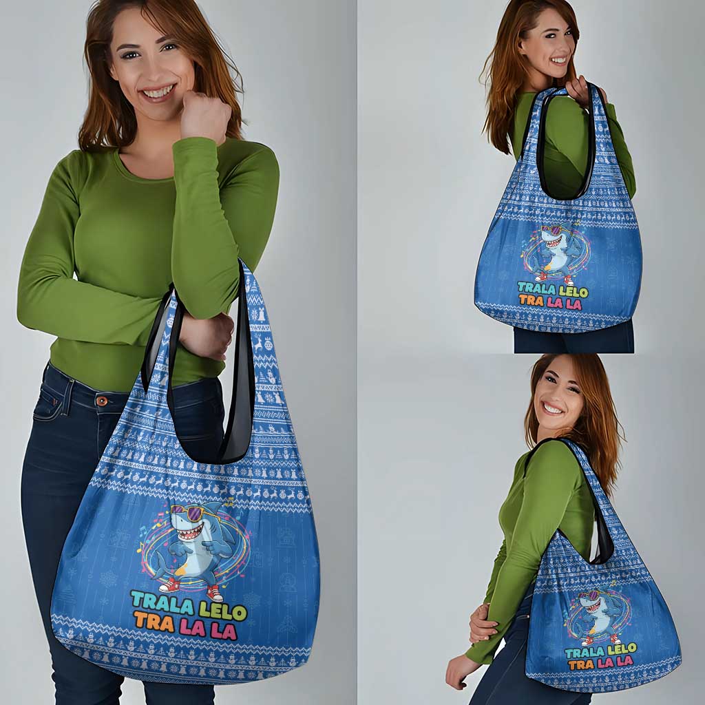 Brainrot Tralalero Tralala Shark Grocery Bag Christmas Funny - Wonder Print Shop