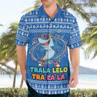Brainrot Tralalero Tralala Shark Hawaiian Shirt Christmas Funny - Wonder Print Shop
