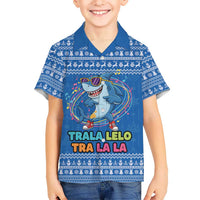 Brainrot Tralalero Tralala Shark Hawaiian Shirt Christmas Funny - Wonder Print Shop