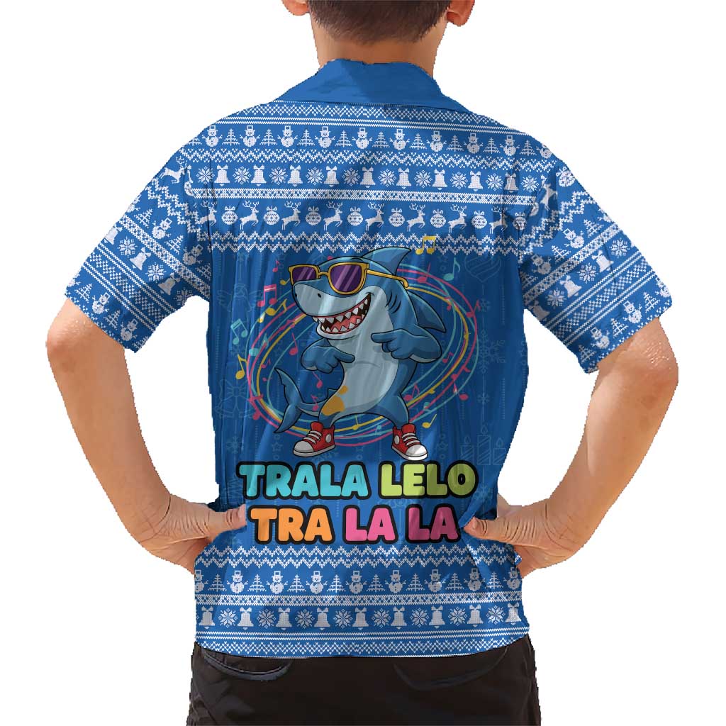 Brainrot Tralalero Tralala Shark Hawaiian Shirt Christmas Funny - Wonder Print Shop