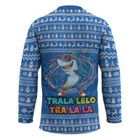 Brainrot Tralalero Tralala Shark Hockey Jersey Christmas Funny - Wonder Print Shop