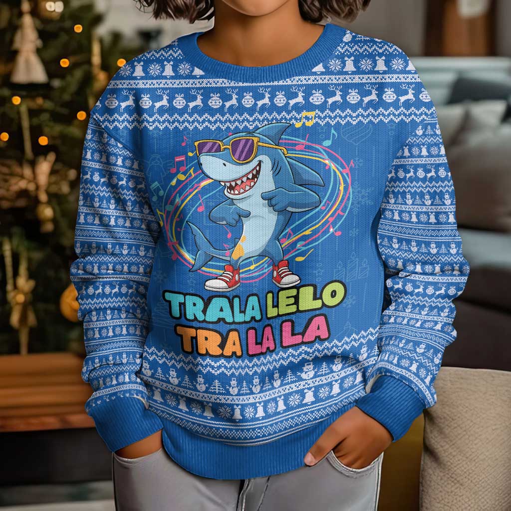 Brainrot Tralalero Tralala Shark Kid Ugly Christmas Sweater Christmas Funny - Wonder Print Shop
