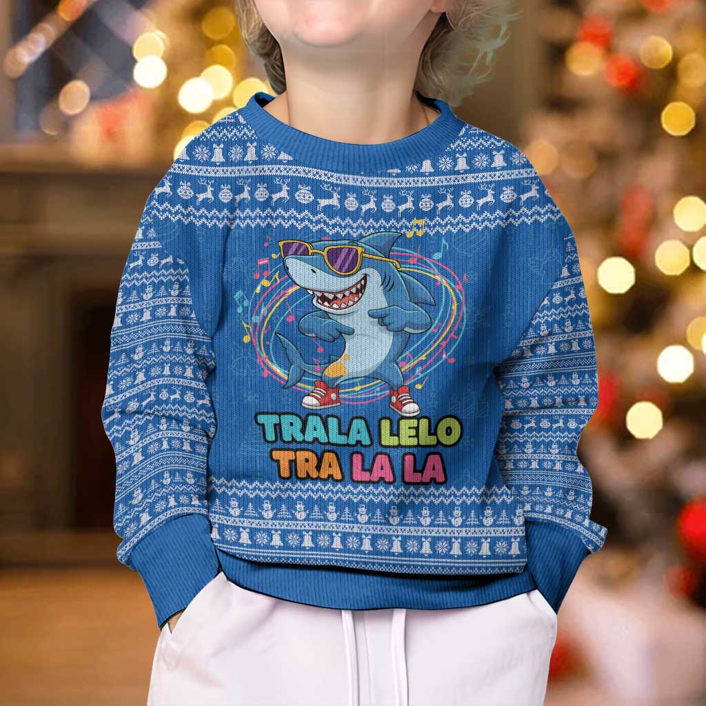 Brainrot Tralalero Tralala Shark Kid Ugly Christmas Sweater Christmas Funny - Wonder Print Shop