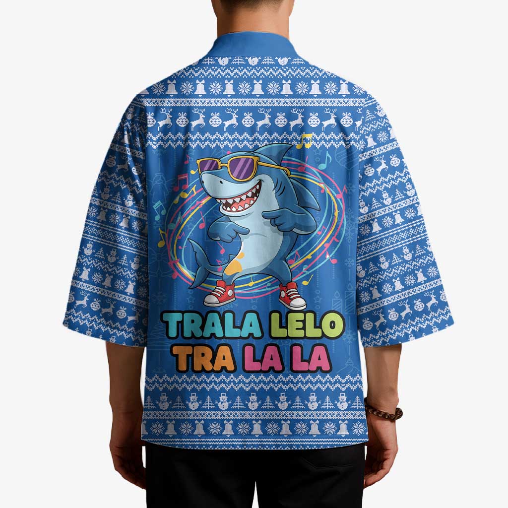 Brainrot Tralalero Tralala Shark Kimono Christmas Funny - Wonder Print Shop