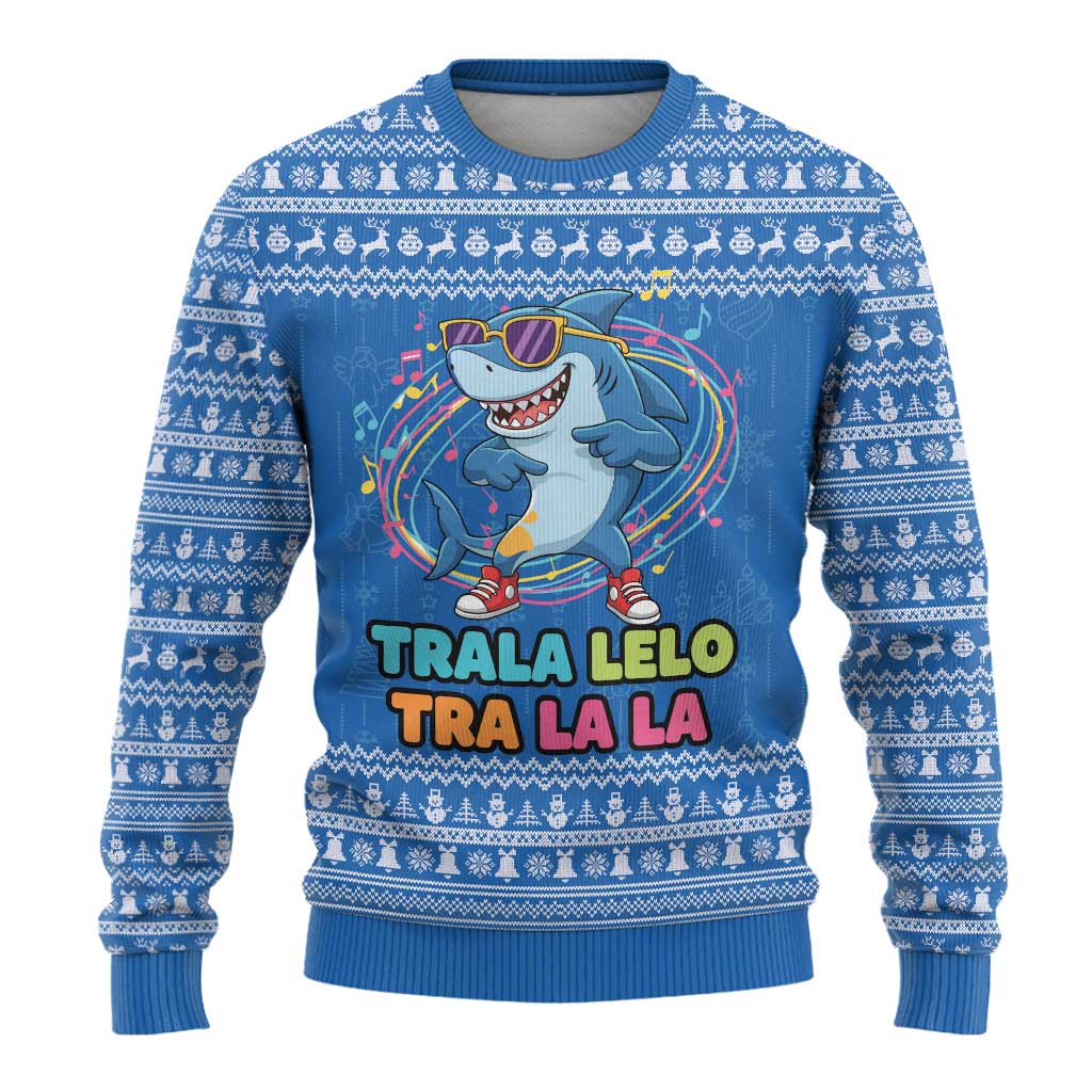 Brainrot Tralalero Tralala Shark Ugly Christmas Sweater Christmas Funny - Wonder Print Shop