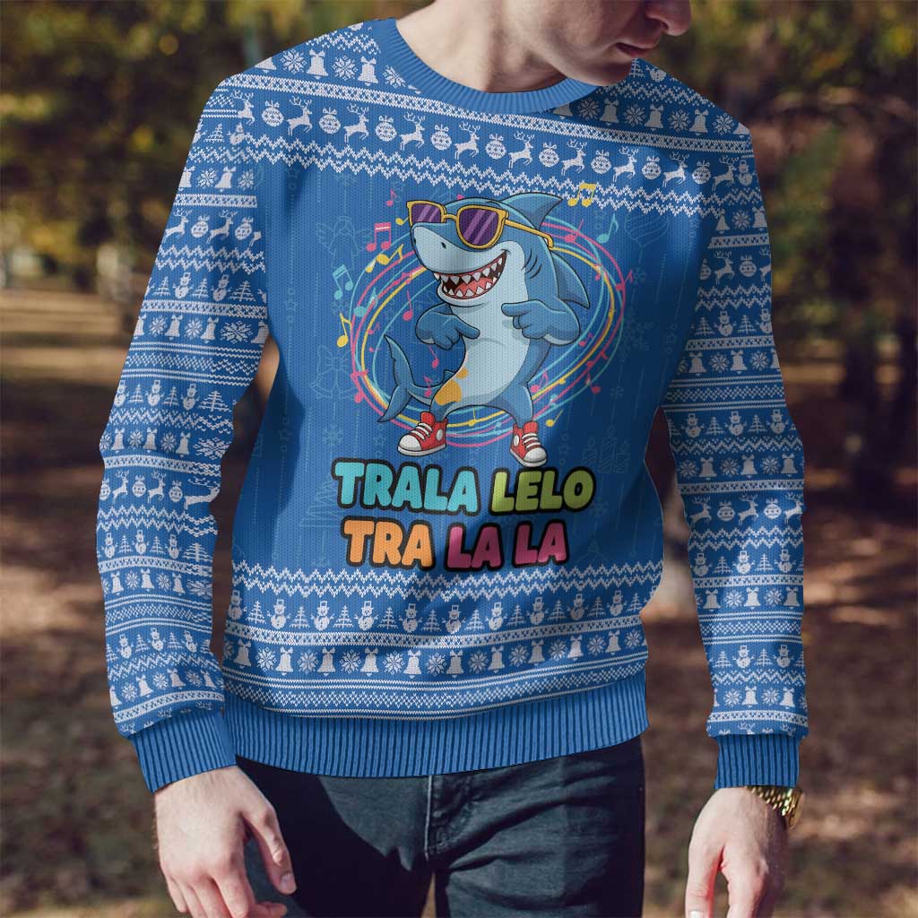 Brainrot Tralalero Tralala Shark Ugly Christmas Sweater Christmas Funny - Wonder Print Shop