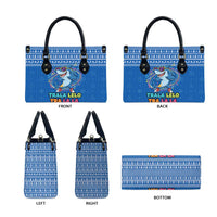 Brainrot Tralalero Tralala Shark Leather Bag Christmas Funny - Wonder Print Shop