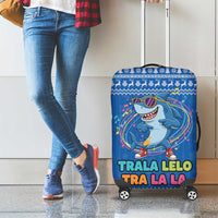 Brainrot Tralalero Tralala Shark Luggage Cover Christmas Funny - Wonder Print Shop