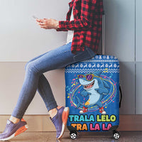 Brainrot Tralalero Tralala Shark Luggage Cover Christmas Funny - Wonder Print Shop