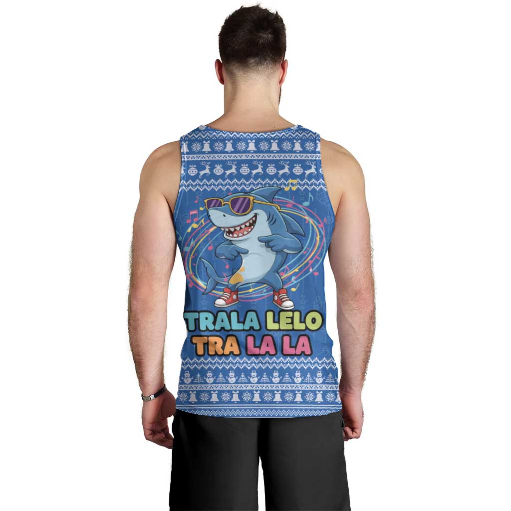 Brainrot Tralalero Tralala Shark Men Tank Top Christmas Funny - Wonder Print Shop