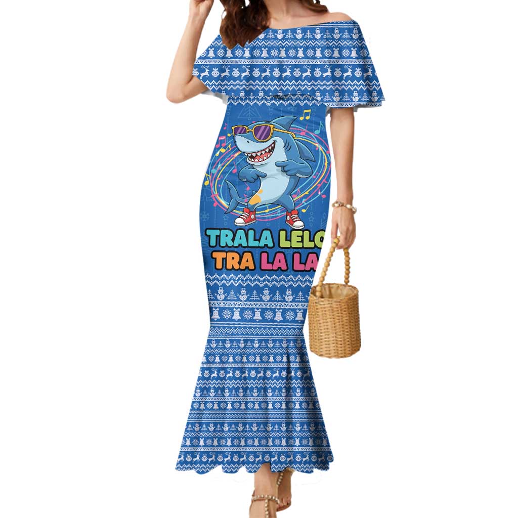 Brainrot Tralalero Tralala Shark Mermaid Dress Christmas Funny - Wonder Print Shop