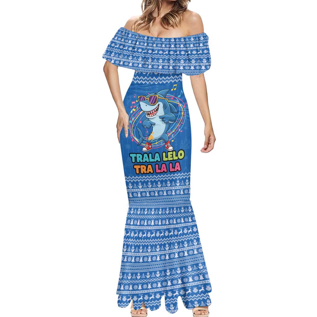 Brainrot Tralalero Tralala Shark Mermaid Dress Christmas Funny - Wonder Print Shop