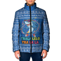 Brainrot Tralalero Tralala Shark Padded Jacket Christmas Funny - Wonder Print Shop