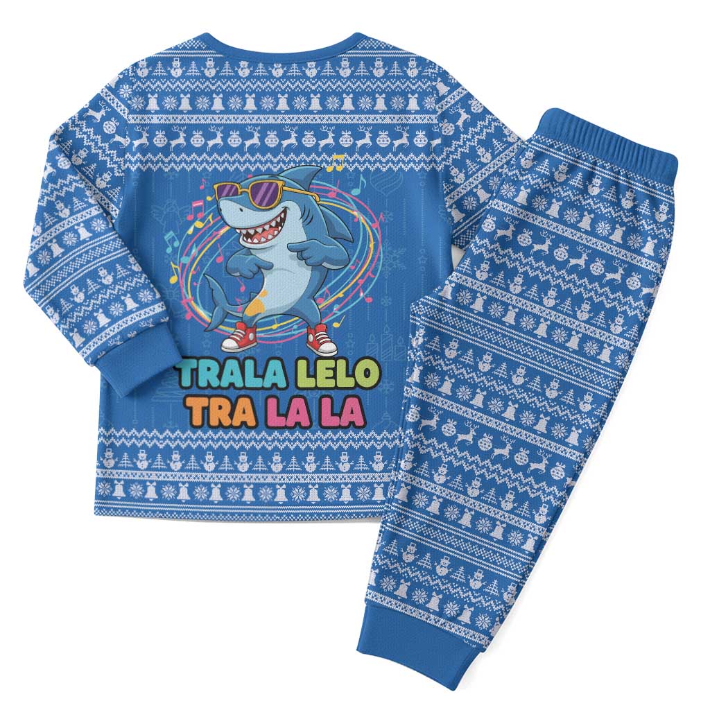 Brainrot Tralalero Tralala Shark Christmas Pajama Set Christmas Funny - Wonder Print Shop