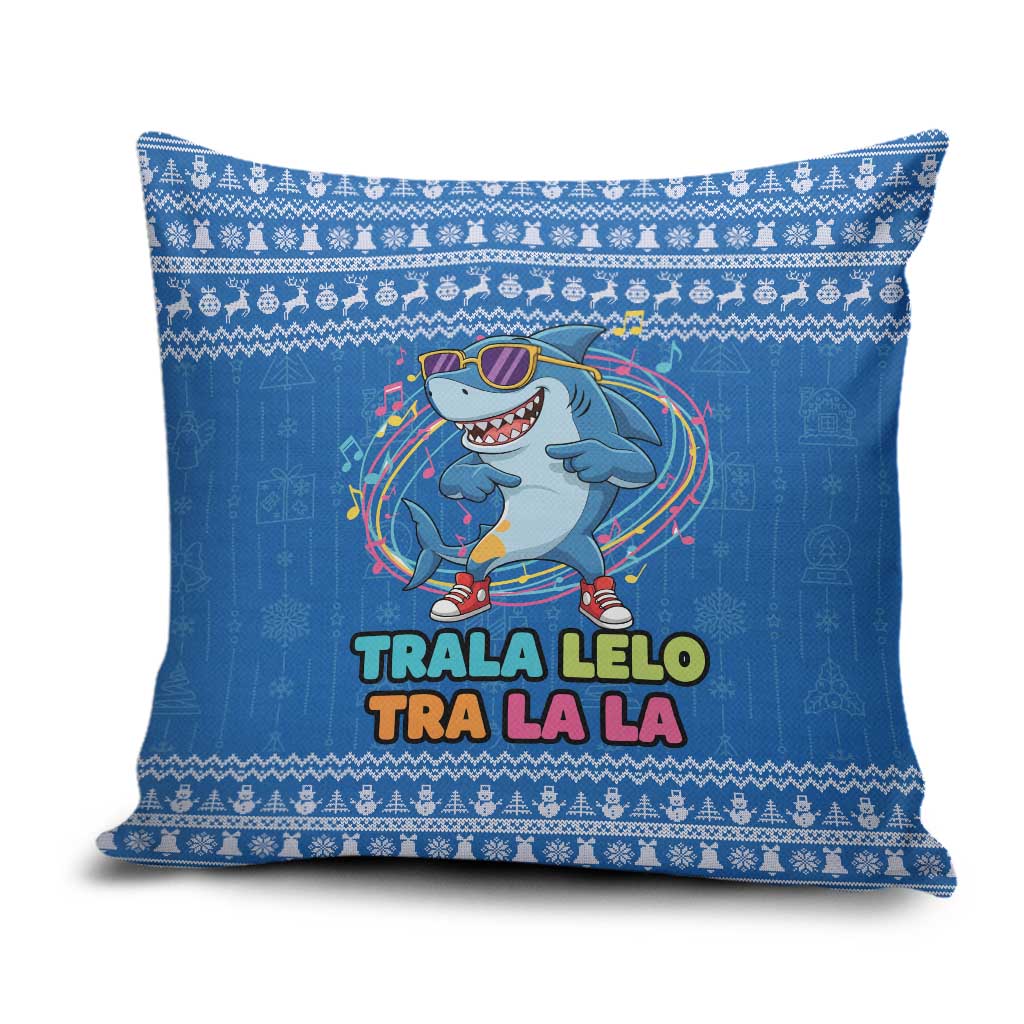 Brainrot Tralalero Tralala Shark Pillow Cover Christmas Funny - Wonder Print Shop