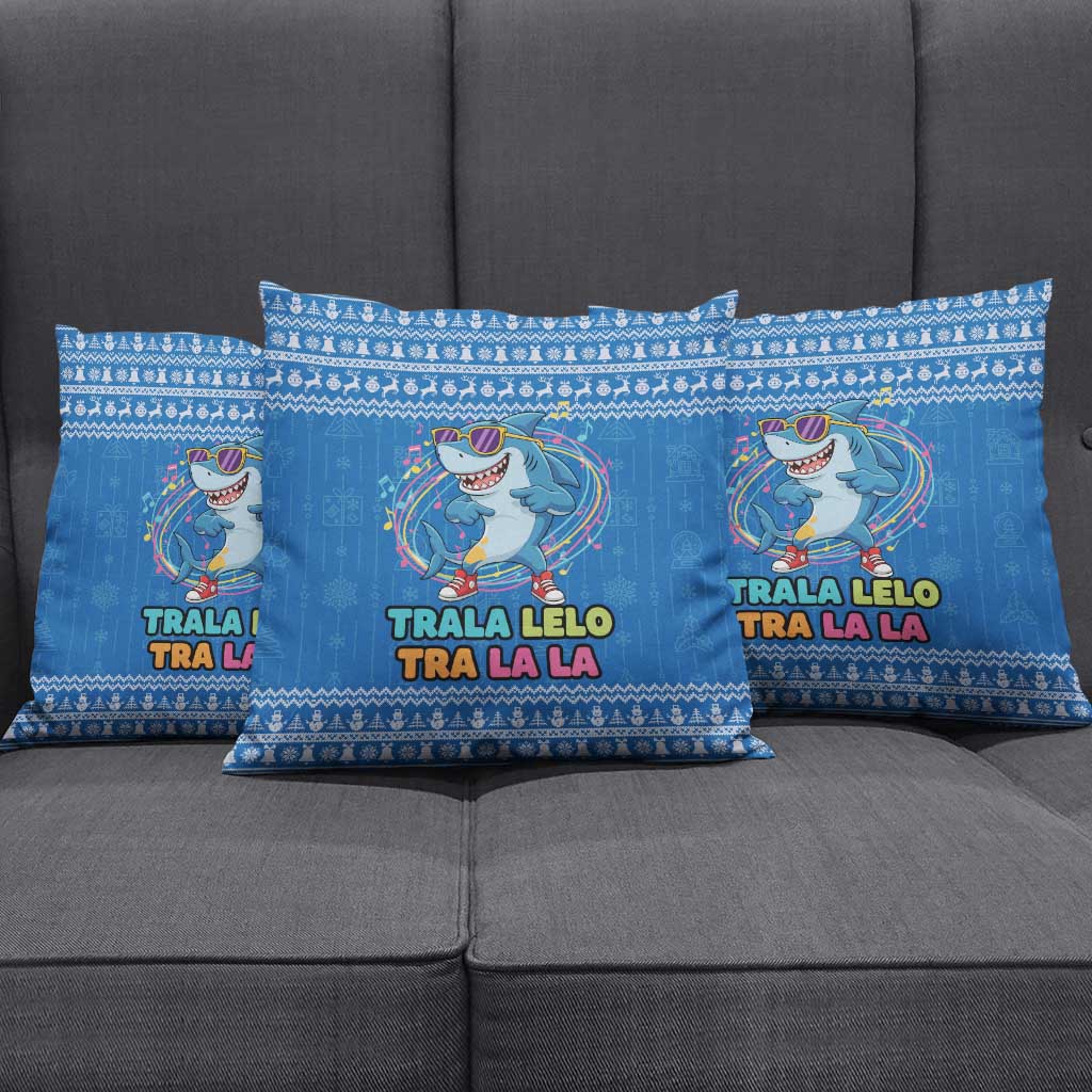 Brainrot Tralalero Tralala Shark Pillow Cover Christmas Funny - Wonder Print Shop