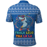 Brainrot Tralalero Tralala Shark Polo Shirt Christmas Funny - Wonder Print Shop