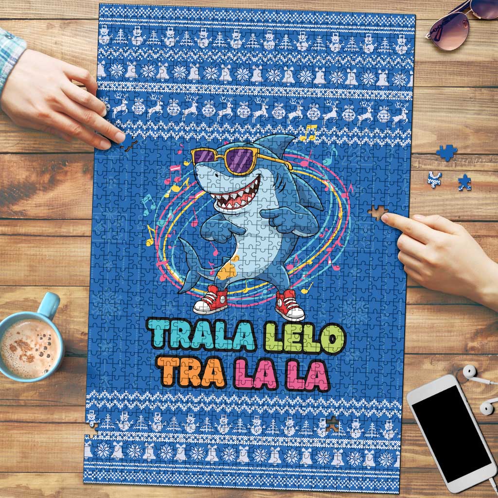 Brainrot Tralalero Tralala Shark Puzzle Christmas Funny - Wonder Print Shop