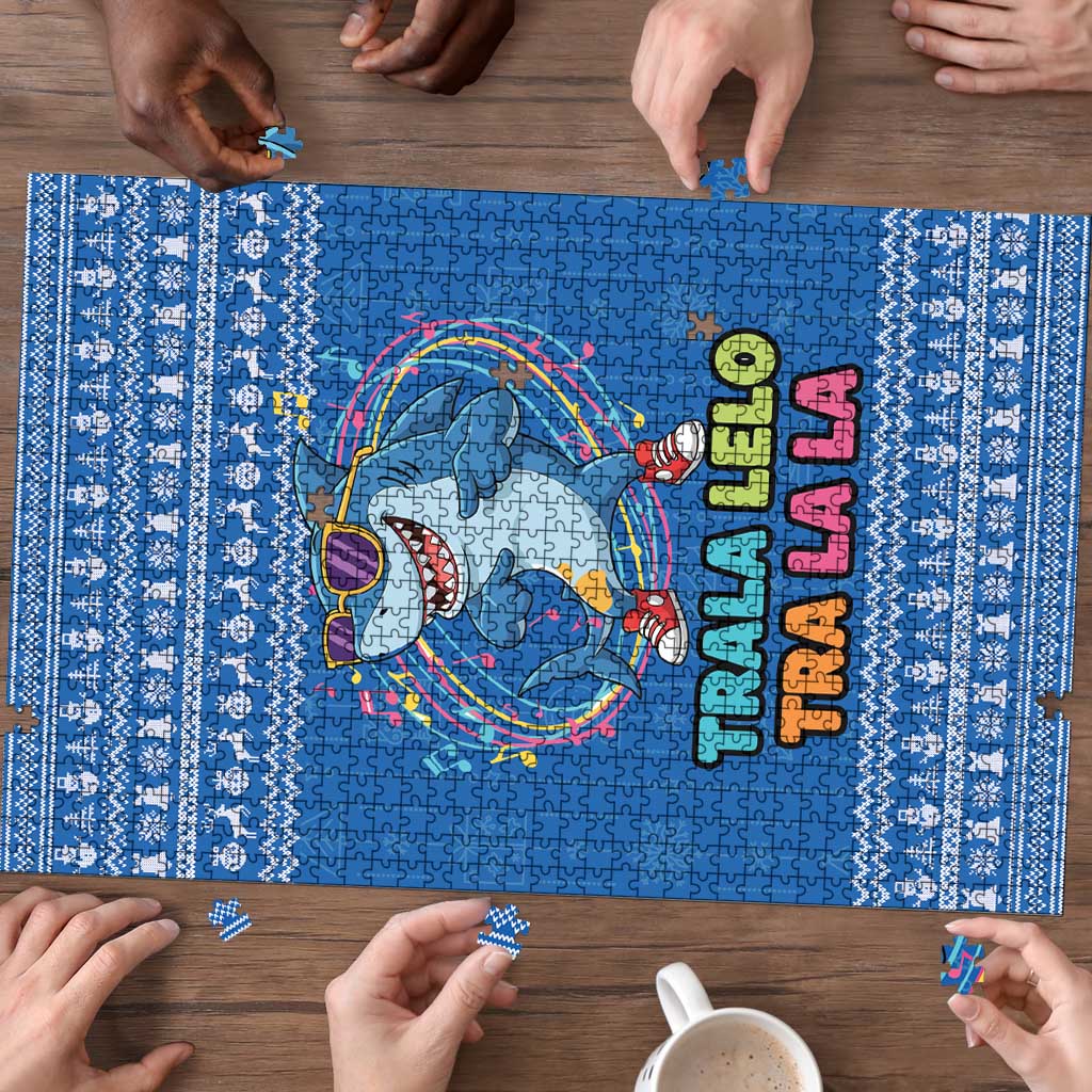 Brainrot Tralalero Tralala Shark Puzzle Christmas Funny - Wonder Print Shop