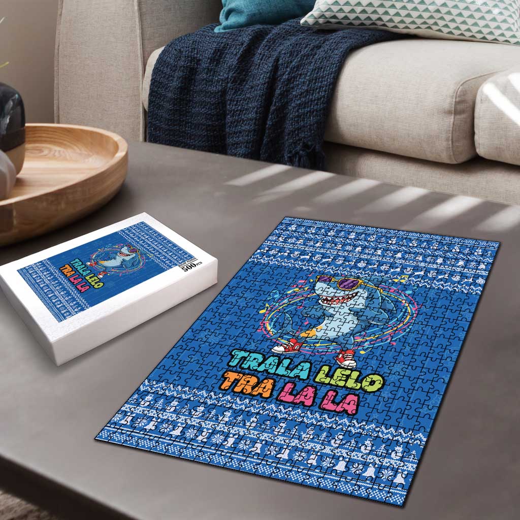 Brainrot Tralalero Tralala Shark Puzzle Christmas Funny - Wonder Print Shop