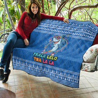 Brainrot Tralalero Tralala Shark Quilt Christmas Funny - Wonder Print Shop