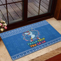 Brainrot Tralalero Tralala Shark Rubber Doormat Christmas Funny - Wonder Print Shop