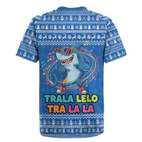 Brainrot Tralalero Tralala Shark Rugby Jersey Christmas Funny - Wonder Print Shop