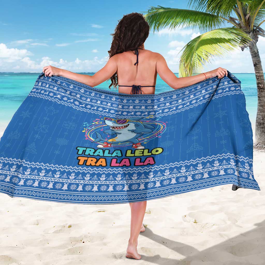 Brainrot Tralalero Tralala Shark Sarong Christmas Funny - Wonder Print Shop