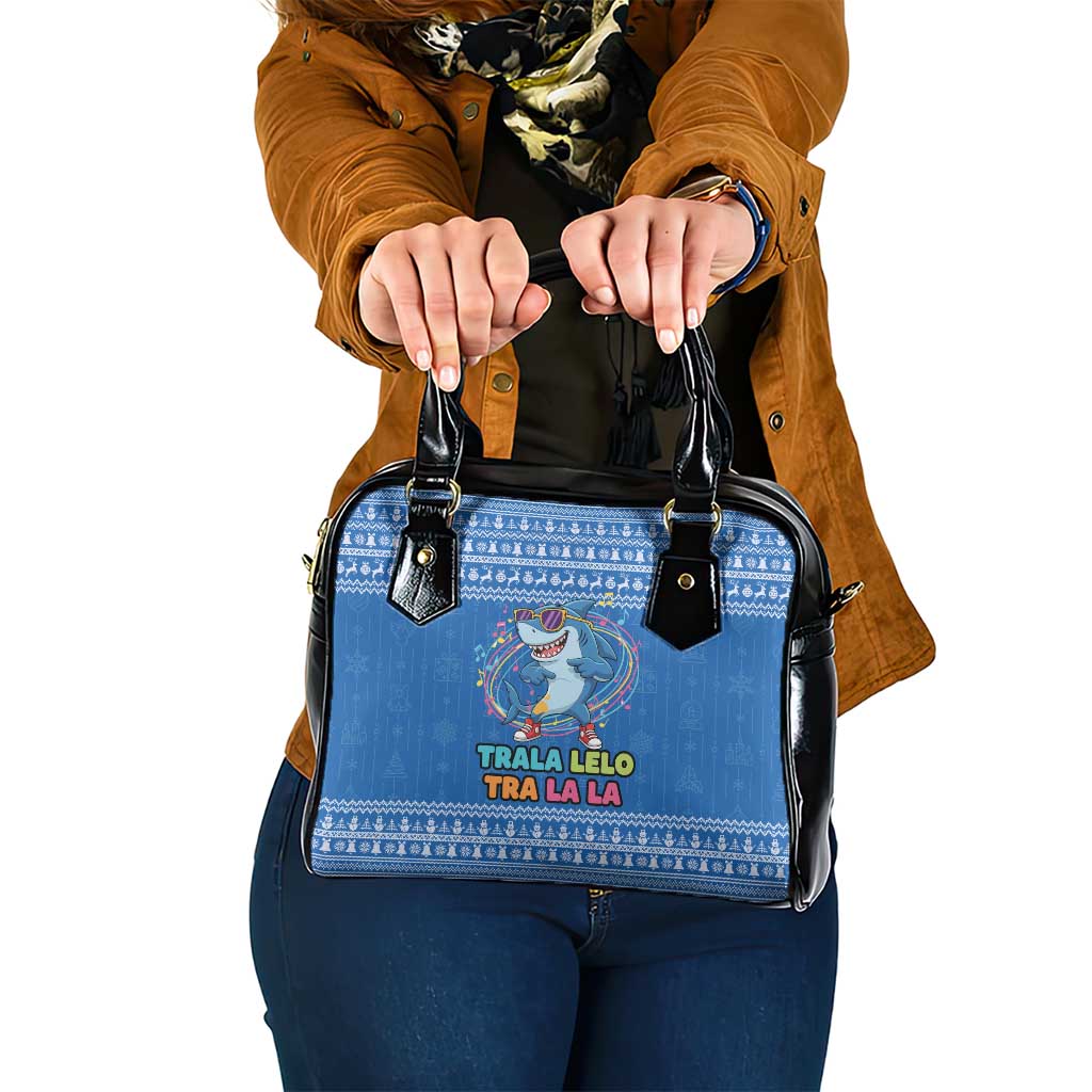 Brainrot Tralalero Tralala Shark Shoulder Handbag Christmas Funny - Wonder Print Shop