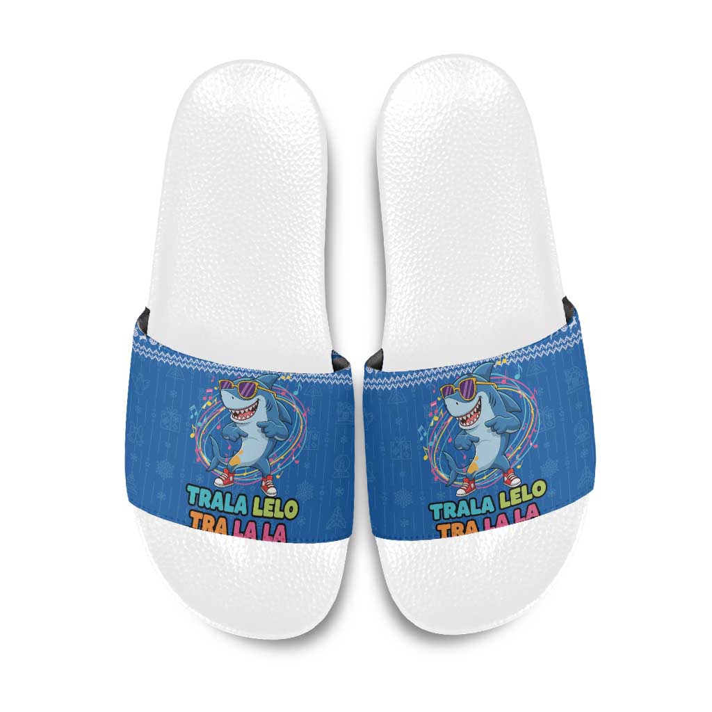 Brainrot Tralalero Tralala Shark Slide Sandals Christmas Funny - Wonder Print Shop
