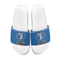 Brainrot Tralalero Tralala Shark Slide Sandals Christmas Funny - Wonder Print Shop