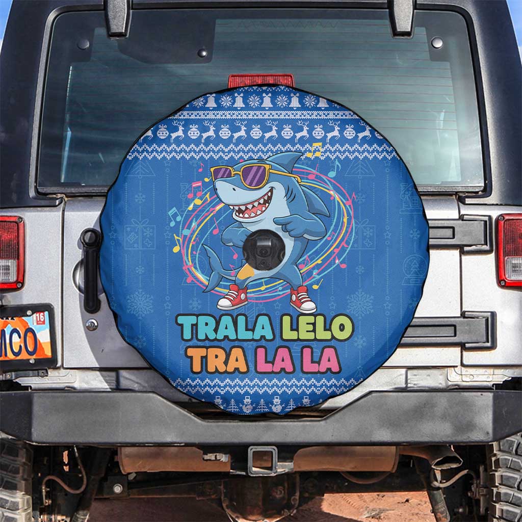 Brainrot Tralalero Tralala Shark Spare Tire Cover Christmas Funny - Wonder Print Shop