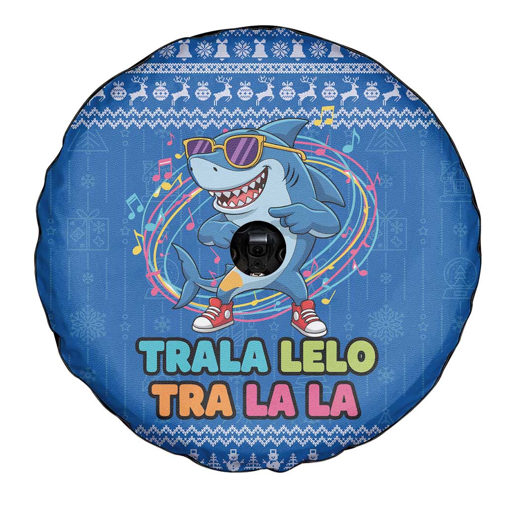 Brainrot Tralalero Tralala Shark Spare Tire Cover Christmas Funny - Wonder Print Shop