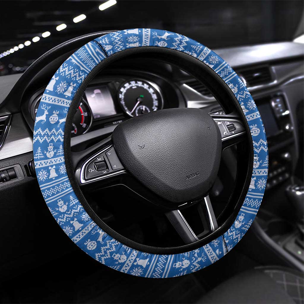 Brainrot Tralalero Tralala Shark Steering Wheel Cover Christmas Funny - Wonder Print Shop