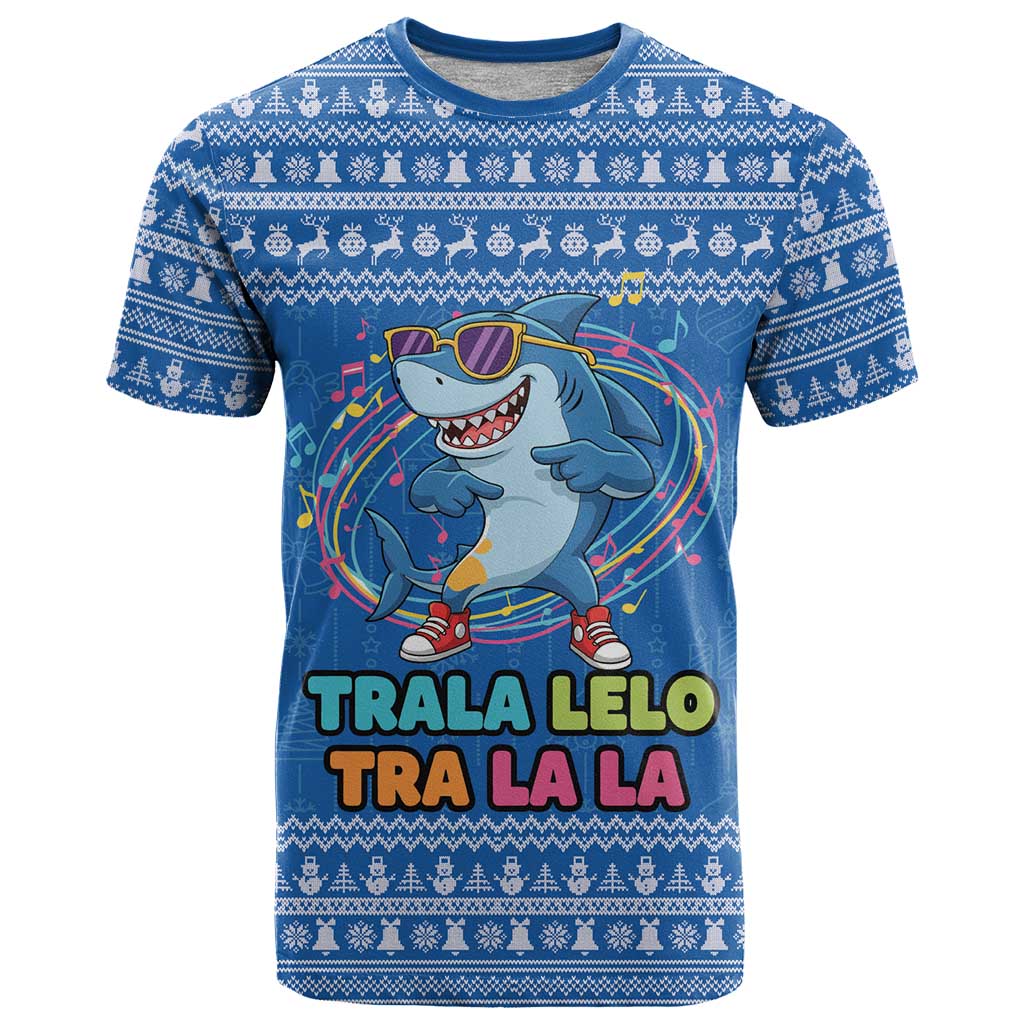 Brainrot Tralalero Tralala Shark T Shirt Christmas Funny - Wonder Print Shop