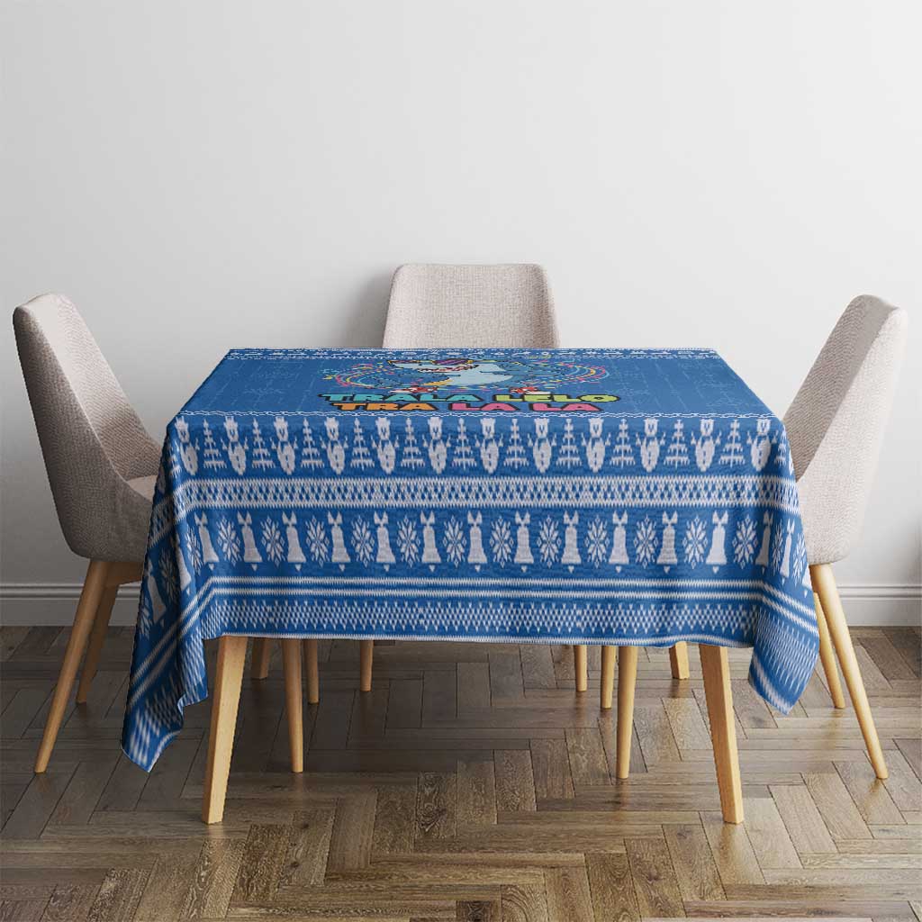 Brainrot Tralalero Tralala Shark Tablecloth Christmas Funny - Wonder Print Shop