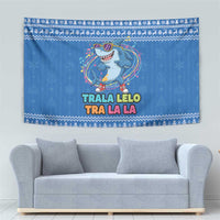 Brainrot Tralalero Tralala Shark Tapestry Christmas Funny - Wonder Print Shop