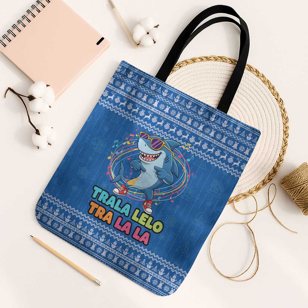 Brainrot Tralalero Tralala Shark Tote Bag Christmas Funny - Wonder Print Shop