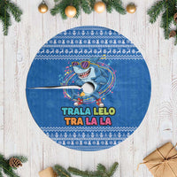 Brainrot Tralalero Tralala Shark Tree Skirt Christmas Funny - Wonder Print Shop