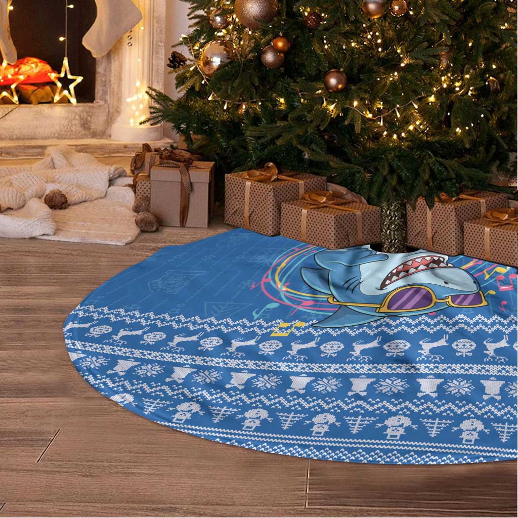 Brainrot Tralalero Tralala Shark Tree Skirt Christmas Funny - Wonder Print Shop