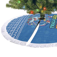 Brainrot Tralalero Tralala Shark Tree Skirt Christmas Funny - Wonder Print Shop