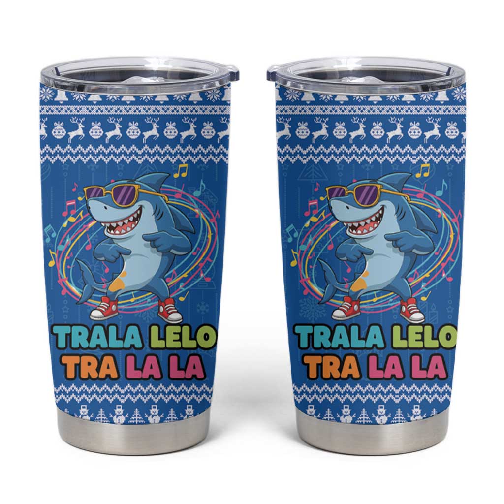 Brainrot Tralalero Tralala Shark Tumbler Cup Christmas Funny - Wonder Print Shop